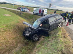 A másik sérült jármű