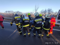 Hordágyon a sérült