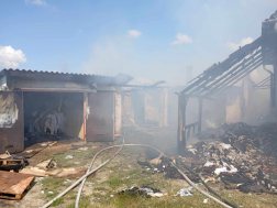 A tűzeset helyszíne