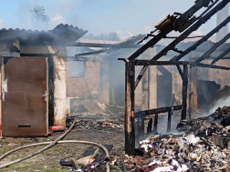 A tűzeset helyszíne