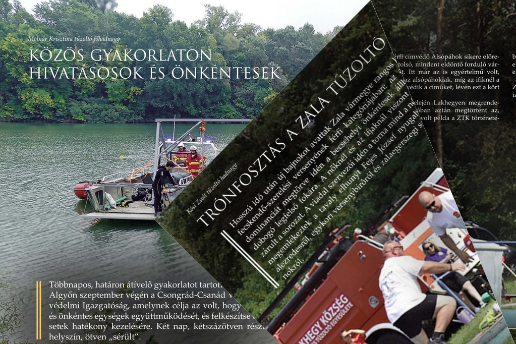 Megjelent a katasztrófavédelem legújabb lapszáma