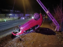 Közúti baleset Keszegen