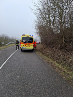 Közúti baleset Nagybárkány és Sámsonháza között