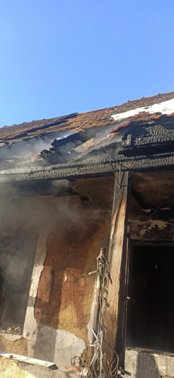 Kigyulladt egy családi ház Nagyorosziban