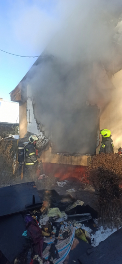 Kigyulladt egy családi ház Nagyorosziban