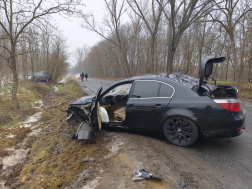 Közúti baleset Szügy és Mohora között