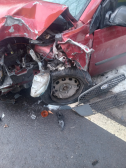 Közúti baleset Erdőkürt és Acsa között