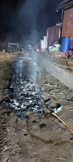 Elektromos kismotor égett Mohorán