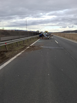 Közúti baleset történt a 21-es főúton