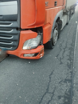 Közúti baleset a 2-es főúton, Borsosberény közelében