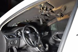 Autótűz Salgótarjánban