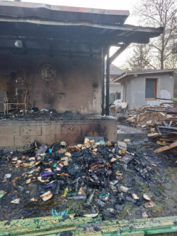 Kigyulladt egy melléképület Szuhán