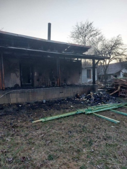 Kigyulladt egy melléképület Szuhán