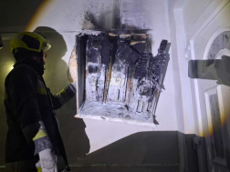 Kigyulladt egy családi ház villanyóraszekrénye Kállón