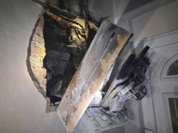 Kigyulladt egy családi ház villanyóraszekrénye Kállón