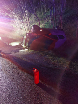 Közúti baleset Kazár és Vizslás között