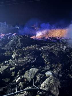 Szabadtéri tűzeset Ludányhalászi