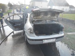 Gépjárműtűz Karancskesziben