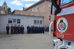 Gépjárműfecskendő átadás Balassagyarmaton