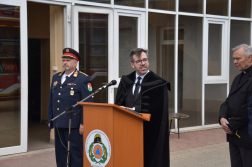 Gépjárműfecskendő átadás Balassagyarmaton