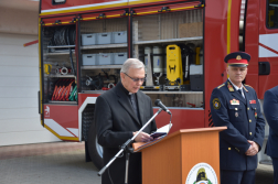 Gépjárműfecskendő átadás Balassagyarmaton