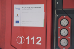 Gépjárműfecskendő átadás Balassagyarmaton