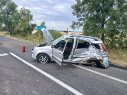 Közúti baleset a 22-es számú főúton