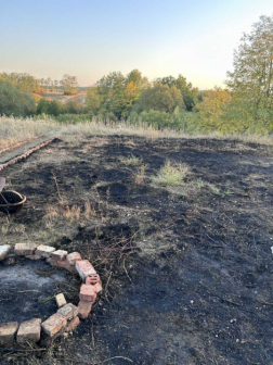 Szabadtéri tűz Tereskén