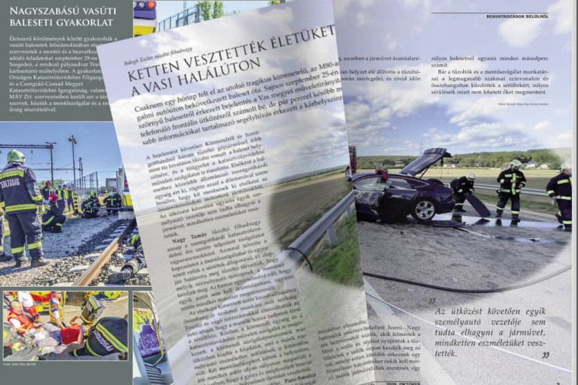 Megjelent a katasztrófavédelem legújabb lapszáma
