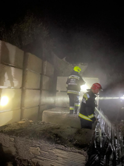 A tűz oltását a katasztrófavédelmi műveleti szolgálat vezette